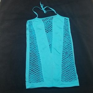 V Plunge Mini Dress